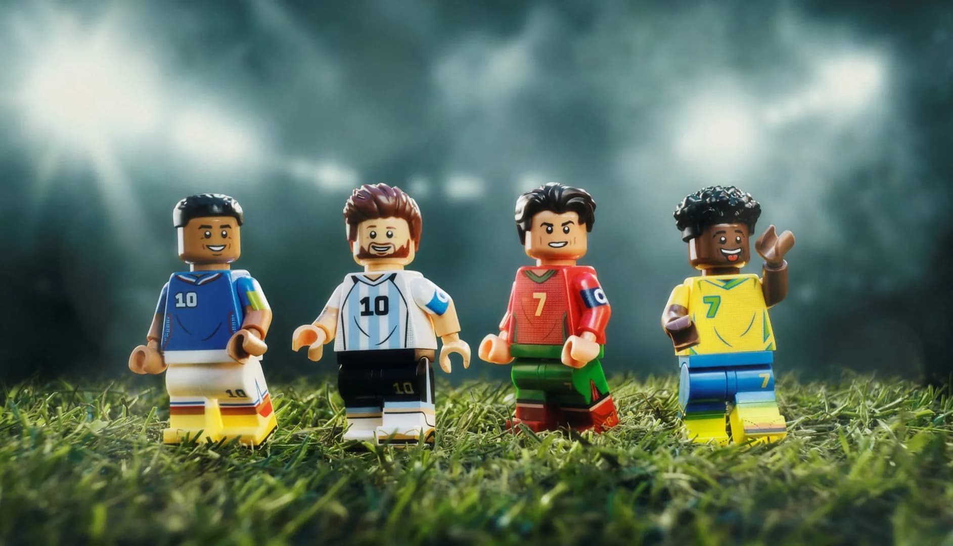 Coupe du Monde 2026 : Lego réunit Ronaldo, Messi, Mbappé et Vinicius dans une campagne publicitaire virale