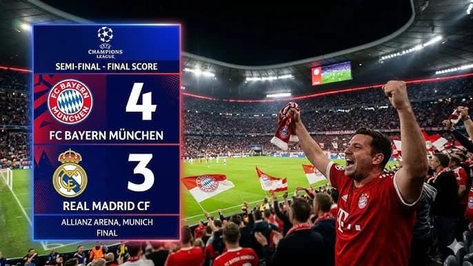 Bayern Munich bat le Real Madrid et défie le PSG en demi-finales de Ligue des Champions